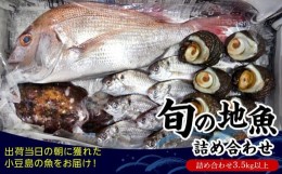 【ふるさと納税】小豆島から直送！朝獲れ鮮魚 旬の地魚詰め合わせ 3.5kg以上【7月以降発送】