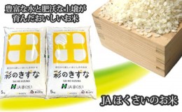 【ふるさと納税】No.297 行田市産「彩のきずな」精米10kg（5kg×2） ／ お米 白米 ごはん 埼玉県 特産品