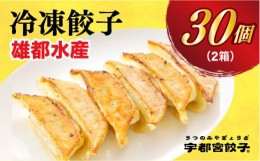 【ふるさと納税】【雄都水産】　餃子15個入り×2箱【配送不可地域：離島】