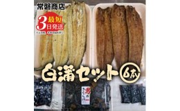 【ふるさと納税】国産うなぎ白蒲セット6本【最短3日発送】うなぎの白焼き（120g〜130g×3尾）、うなぎの蒲焼き（120g〜130g×3尾）、男の