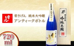 【ふるさと納税】常きげん　純米大吟醸　アンティークボトル 復興　震災　コロナ【能登半島地震復興支援】 北陸新幹線 F6P-0521