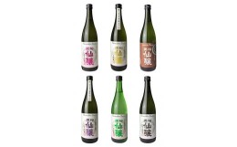 【ふるさと納税】【036-07】黒松仙醸長野県酒造好適米飲み比べ720ml×6本セット