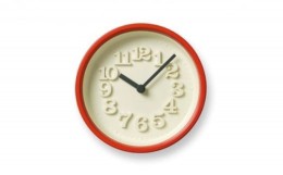 【ふるさと納税】小さな時計 / レッド（WR07-15 RE）Lemnos レムノス 時計 [?5616-0366]