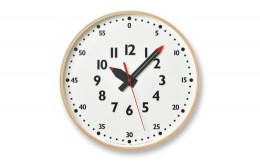 【ふるさと納税】fun pun clock /Lサイズ（YD14-08 L） Lemnos レムノス  時計 [?5616-0467]