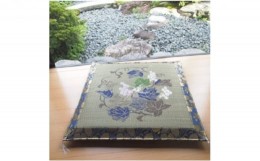 【ふるさと納税】夏用いぐさ座布団 歓び 70×70cm い草 [?5616-0645]