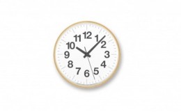 【ふるさと納税】ナンバーの時計 PLY/（YK21-14）Lemnos 掛け時計[?5616-0678]
