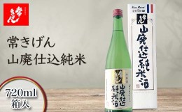 【ふるさと納税】常きげん　山廃仕込純米（720ml箱入）鹿野酒造 石川県 加賀市 北陸 復興　震災　コロナ【能登半島地震復興支援】 北陸新