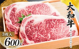 【ふるさと納税】奈良県産黒毛和牛 大和牛サーロインステーキ(200gx3) | 肉 にく ニク 牛肉 黒毛和牛 和牛 大和牛  ステーキ  国産牛 奈