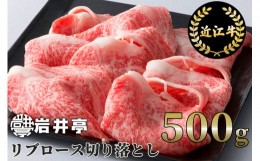 【ふるさと納税】B-H02 岩井亭 近江牛 リブロース切り落とし500g[高島屋選定品]（株）高島屋洛西店