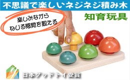 【ふるさと納税】木のおもちゃ/きのこのこのこ  積み木 パズル バリアフリー 知育玩具 おしゃれ 誕生日 出産祝い 赤ちゃん おもちゃ 脳ト