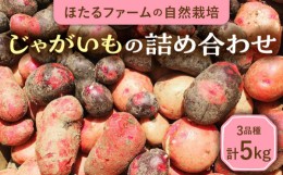 【ふるさと納税】※数量限定※【先行予約】自然栽培のじゃがいも 3種 約5kg 農家直送 芋 詰め合わせ 多治見市 / ほたるファーム [TEB002]