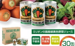 【ふるさと納税】国産 緑黄色 野菜 ジュース 30缶セット