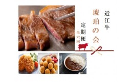 【ふるさと納税】【近江牛 定期便【琥珀の会】全6回】肉 牛肉 ブランド牛 三大和牛 和牛 黒毛和牛 贈り物 ギフト プレゼント 冷凍 滋賀県