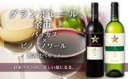 【ふるさと納税】グランポレール 〜余市 バッカス×ピノ・ノワール〜飲み比べセット