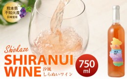 【ふるさと納税】汐風しらぬいワイン 750ml×1本 果実酒 巨峰 ワイン お酒 アルコール 9度