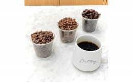 【ふるさと納税】【(35-45杯分)×12回定期便】 自家焙煎コーヒー豆 計5.4kg　バタリーブレンド 中深煎り珈琲豆