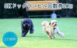 【ふるさと納税】SKドッグランヒル回数券10回分(土日祝用)