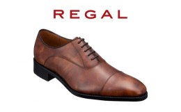 【ふるさと納税】紳士ビジネスシューズリーガルREGAL 315R ストレートチップ ブラウン〈盛岡市産モデル〉26.0cm