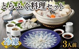 【ふるさと納税】ふぐ 刺身 鍋 セット 3人前 100g 冷凍 高級魚 とらふぐ てっさ てっちり ひれ 鍋 切身 低カロリー 高タンパク 低脂肪 コ