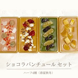 【ふるさと納税】ショコラパンチュール ハーフ4種 （春夏秋冬） セット チョコレート チョコ スイーツ デザート 高級 ギフト 贈り物 お礼