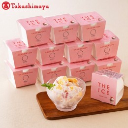 【ふるさと納税】 「THE ICE」いちごケーキ12個【高島屋選定品】（北海道 別海町 いちご 苺 イチゴ アイス ケーキ ミルク 生乳 ふるさと