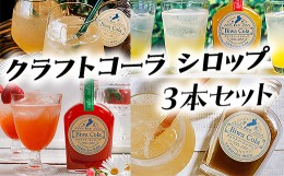 【ふるさと納税】クラフトコーラ びわコーラシロップ3本セット【DC04SM】