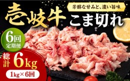 【ふるさと納税】【全6回定期便】 壱岐牛 こま切れ （バラ） 1kg《壱岐市》【株式会社イチヤマ】[JFE070] 定期便  肉 牛肉 細切れ 小間切