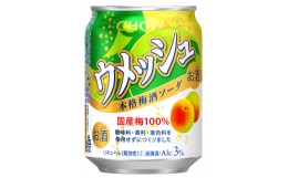 【ふるさと納税】624 チョーヤ ウメッシュ ３％本格梅酒ソーダ 250ML缶×24本