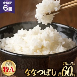 【ふるさと納税】6回 定期便 JA新すながわ産 ななつぼし 10kg×6回 総計60kg [ホクレン商事 北海道 砂川市 12260381]