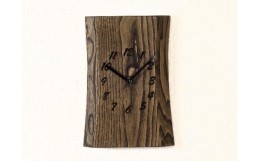 【ふるさと納税】D36-07 栗の木の一枚板時計（JTK001-OGK）