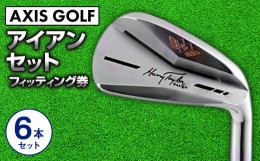 【ふるさと納税】ゴルフ アイアン 6本セット（5番〜9番，PW)【アクシスゴルフ】axisgolf IRON/シャフト・スペック要相談【フィッティング