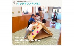 【ふるさと納税】木製 ウッドマウンテンミニ（ボルダリングタイプ）無塗装 防腐加工済 国産材 環境配慮 外遊び 屋外 アスレチック 遊具 