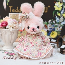 【ふるさと納税】0170-59-02. 【高級天然素材のテディベア（うさぎ）】 アーティスト TeddyBear”LU”