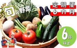 【ふるさと納税】【定期便 6ヶ月】 くろいわ産直のお母さんおすすめ！ 旬の野菜セットA 《６品以上》