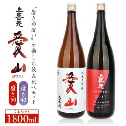 【ふるさと納税】SF0106　上喜元　純米大吟醸「愛山」飲み比べセット　計2本(各1800ml×1本)