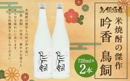 【ふるさと納税】鳥飼 720ml×2本 合計約1.4L 25度 米焼酎