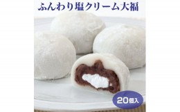 【ふるさと納税】6-M21　＜喬木村内工場製造＞ふんわり塩クリーム大福 20個セット