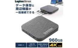 【ふるさと納税】【045-12】ロジテック ドッキングステーション SSD / USB Type-C x1/ USBPD100W対応 / USB 3.2 Gen1・USB 3.1 Gen1 x2 