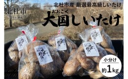 【ふるさと納税】【期間限定】『大国しいたけ』菌床しいたけ　200ｇ×5袋セット