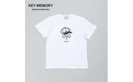 【ふるさと納税】《1》【KEYMEMORY 鎌倉】キャスケットイラストTシャツ WHITE