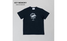 【ふるさと納税】《2》【KEYMEMORY 鎌倉】キャスケットイラストTシャツ NAVY