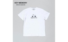 【ふるさと納税】《0》【KEYMEMORY 鎌倉】ルート134イラストTシャツ WHITE