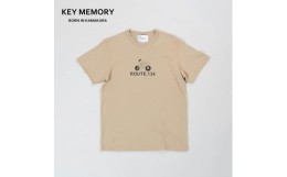 【ふるさと納税】《0》【KEYMEMORY 鎌倉】ルート134イラストTシャツ BEIGE