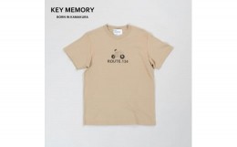【ふるさと納税】《1》【KEYMEMORY 鎌倉】ルート134イラストTシャツ BEIGE