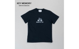 【ふるさと納税】《0》【KEYMEMORY 鎌倉】ルート134イラストTシャツ NAVY