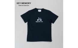 【ふるさと納税】《1》【KEYMEMORY 鎌倉】ルート134イラストTシャツ NAVY