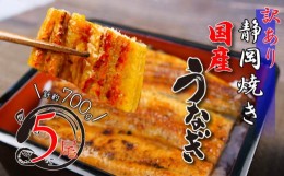 【ふるさと納税】【価格改定予定】うなぎ 国産 鰻 高級 蒲焼き 約 700g 5尾 無頭 タレ 真空 冷凍 送料無料 鰻丼 鰻重 ひつまぶし うな丼 