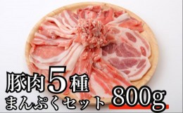 【ふるさと納税】全部の部位が楽しめるまんぷくセット　1セット5袋入　豚肉