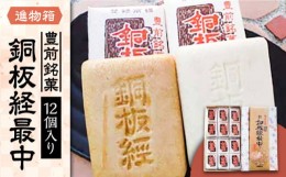 【ふるさと納税】【進物箱】銅板経最中 12個入り《豊前市》【武蔵屋】ギフト 贈り物 和菓子 饅頭 [VBU001]