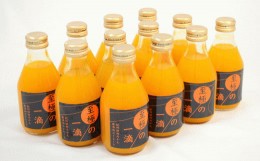 【ふるさと納税】【無添加】田村みかんの新鮮100％ジュース「至極の一滴」180ml×15本入り